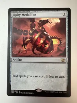 Magic: The Gathering Ruby Medallion Commander 2014 Rare Card #265 - Image 1