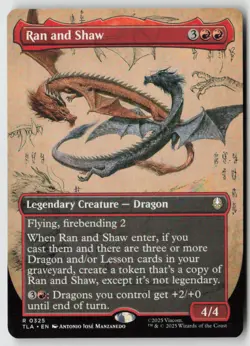 Ran and Shaw (Borderless) Avatar: The Last Airbender (325) Normal - MTG - Image 1
