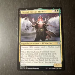 MTG STARTER COMMANDER DECK - Harald, King Of Skemfar - B/G Elves - Image 1