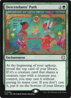 Descendants' Path R Commander: The Lost Caverns of Ixalan 238 Near Mint - Image 1