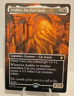 Arahbo, the First Fang (Borderless) MTG Foundations Regular - Image 1