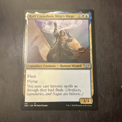 MTG STARTER COMMANDER DECK - Raff Capashen, Ship’s Mage - U/W Enchantments - Image 1