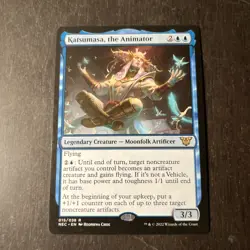 MTG STARTER COMMANDER DECK - Katsumasa, the Animator - Blue Thopter Sub Theme - Image 1