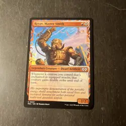 MTG STARTER COMMANDER DECK - Reyav, Master Smith - R/W - Nettlecyst - Image 1
