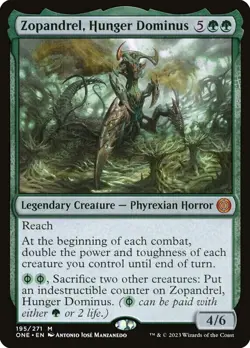 Zoprandrel, Hunger Dominus 195/271 Non Foil Mythic All Will Be One MTG Near Mint - Image 1