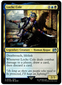 Locke Cole (Foil) - 0234 - Final Fantasy - MTG - NM/M - Image 1