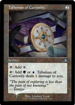MTG Talisman of Curiosity (Retro Frame) (35) | NM Foil | Modern Horizons {MH1} - Image 2