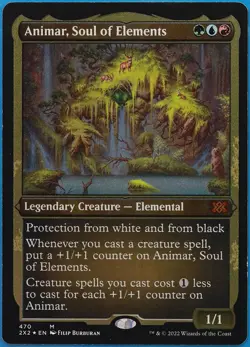 Animar, Soul of Elements (ETCHED) FOIL Double Masters 2022 PLD (509087) ABUGames - Image 1