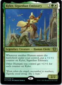 Kyler, Sigardian Emissary (Foil) Commander: Innistrad: Midnight Hunt, 4 NM - Image 1