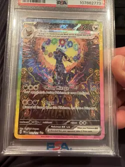 2025 Pokemon PRE EN Special Illustration Rare #161 Umbreon Ex PSA 10 GEM MINT🔥 - Image 4