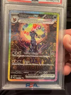 2025 Pokemon PRE EN Special Illustration Rare #161 Umbreon Ex PSA 10 GEM MINT🔥 - Image 5