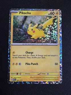 Pikachu 2/15 Pokemon TCG 2025 McDonalds Happy Meal Dragon Discovery Holo NM - Image 1