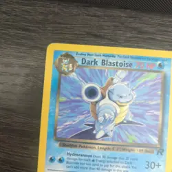 Pokemon TCG Dark Blastoise 20/82 Rare Non-Holo Team Rocket WOTC Base Set - Image 2