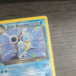 Pokemon TCG Dark Blastoise 20/82 Rare Non-Holo Team Rocket WOTC Base Set - Image 3