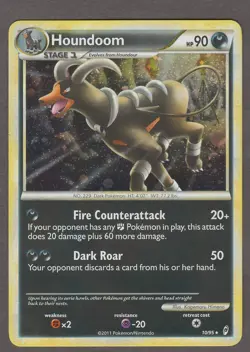 Houndoom 10/95 Holo Rare Pokemon Call of Legends 2011 Vintage Card NM - Image 1