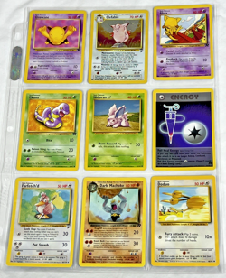 Pokemon Cards Nintendo Vintage Lot of 9 Excellent Condition (SKU 1838) - Image 1