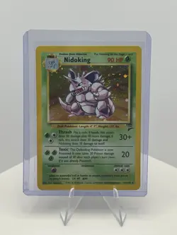 Pokemon TCG Nidoking Base Set 2 Holo Unlimited Rare Card 11/130 NM/LP Condition - Image 1