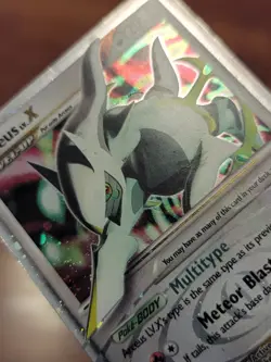 PL! - Arceus X DP56 Promo Pokemon Card MP Diamond and Pearl Vintage Nintendo Era - Image 3