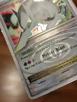 PL! - Arceus X DP56 Promo Pokemon Card MP Diamond and Pearl Vintage Nintendo Era - Image 4