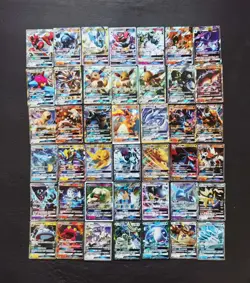 42 Lot Pokemon TCG Chinese Card Charizard Blastoise Eevee Dragonite GX #1 -JD90 - Image 1
