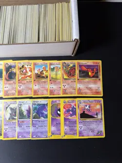 Huge Collection Bulk Lot of 600+ Pokemon Cards Mixed WOTC-XY Vintage HP-DAMAGED - Image 3