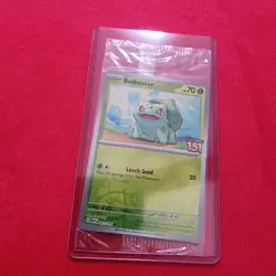 Pokemon TCG Sealed Bulbasaur 001/165 Best Buy Exclusive Promo 151 - Image 1