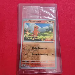Charmander 004/165 151 MEW Gamestop Reverse Holo SEALED Promo Pokemon Card TCG - Image 1