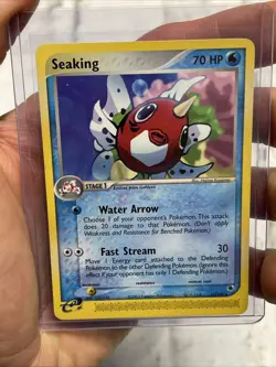 Pokemon EX Ruby & Sapphire 21/109 Seaking Card Rare Vintage Pokemon TCG LP/NM - Image 1