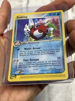 Pokemon EX Ruby & Sapphire 21/109 Seaking Card Rare Vintage Pokemon TCG LP/NM - Image 2