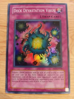 Deck Devastation Virus - FET-EN058 - Near Mint NM - Super Rare - Unl - Image 1
