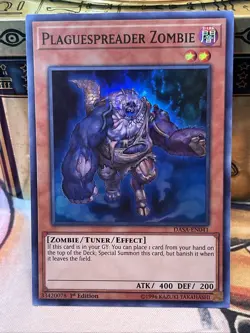 YUGIOH PLAGUESPEADER ZOMBIE DASA-EN041 1ST SUPER (NM) - Image 1