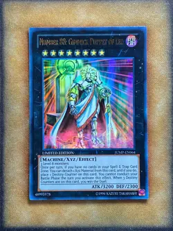 Yugioh Number 88: Gimmick Puppet of Leo JUMP-EN064 Ultra Rare Limited Edition LP - Image 1