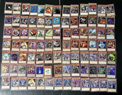 Yu-Gi-Oh! Trading Card Lot Of 91x - Some Vintage - Lots Of Foils - All Sleeved - Image 1