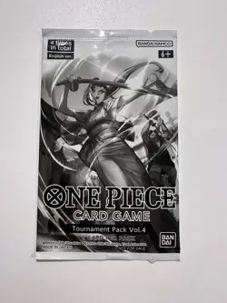One Piece TCG Tournament Pack Vol.4 English Sealed - Image 1
