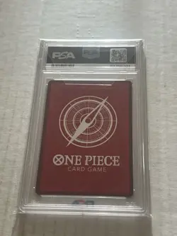 One Piece Kingdoms Of Intrigue Rebecca OP04-039 Leader Alt Art PSA 10 English - Image 2