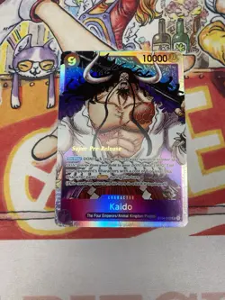 One Piece English Super Pre-Release Kaido ST04-003 Starter Deck Animal Kingdom - Image 1