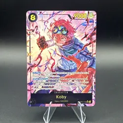 One Piece Koby (119) (Alternate Art) OP11-119 A Fist of Divine Speed Foil TCG - Image 1