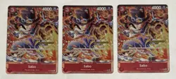Sabo Championship (3x) 2024 Event Card 044 One Piece Promo Gold Stamped English. - Image 1
