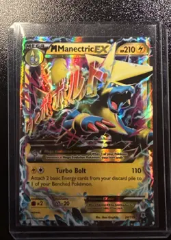 Pokemon TCG M Manectric EX Card 24/119 Phantom Forces - Image 1