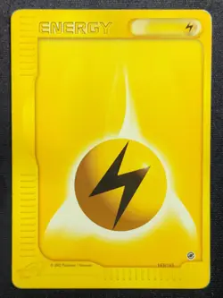 Energy (Lightning) 163/165 2002 Expedition Base Vintage Energy Pokemon Card - Image 1