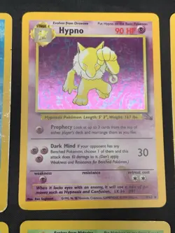 Vintage Holo Rare Pokemon Card Lot WOTC Era 1999 Base Set, Fossil, Jungle -HP/MP - Image 3