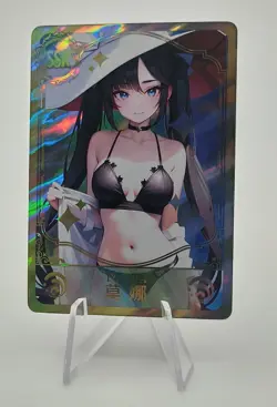 Carte Mona Genshin Impact Sexy ACG Goddess Story Waifu Card Prism Holo Foil - Image 1