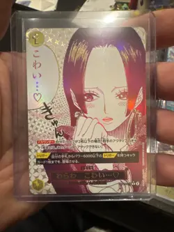 One Piece Card Game Japanese Boa Hancock OP14-118 R Alt Art Azure Seven Warlords - Image 1