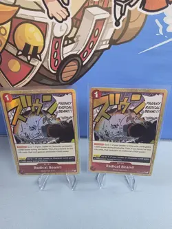 2- One Piece Card Game PRB-01 The Best - Radical Beam OP01-029 ENG Textured Foil - Image 1