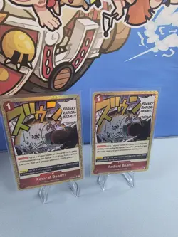 2- One Piece Card Game PRB-01 The Best - Radical Beam OP01-029 ENG Textured Foil - Image 2