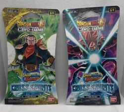 Dragonball Card Game 2021 Unison Warrior Series Boost Cross Spirits Lot Of 2 - Image 1