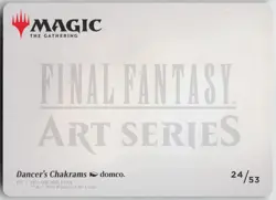 Dancer's Chakrams Art Card S Art Series: FINAL FANTASY 24 NM - Image 2