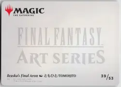 Braska's Final Aeon Art Card (Gold-Stamped Signature) S Art Series: 39 NM - Image 2