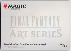 Kimahri, Valiant Guardian Art Card S Art Series: FINAL FANTASY 29 NM - Image 2