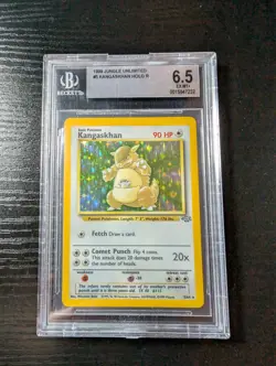 BGS 6.5 Kangaskhan 1999 Jungle 5/64 Holo Pokemon Card - Image 1